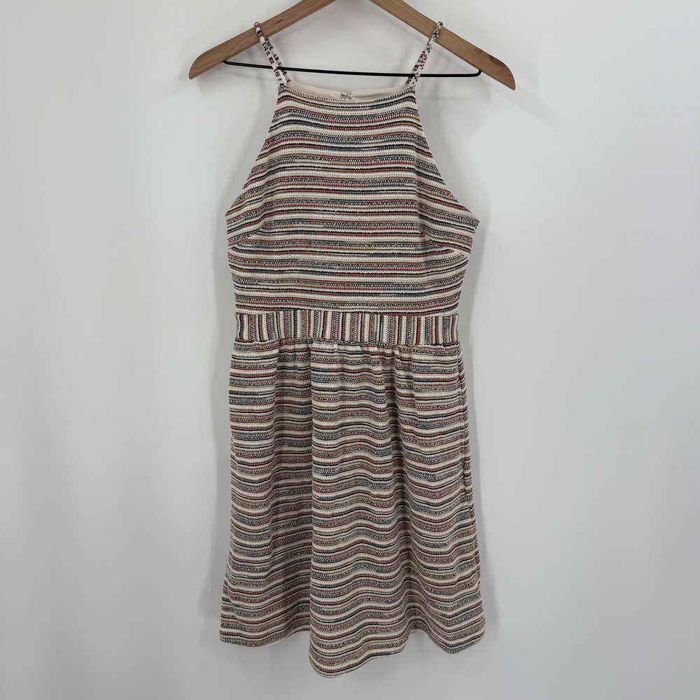 Banana Republic Dress Size 6 NWT Tweed Fit &‎ Flare Striped Pockets